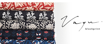 Vayu blockprint exhibition vol.4 場所:おおまえ布店 日時:【日向店】2026年6月5日(金)~ 6月16日(火)(不定休)10:00~16:00【宮崎店】2026年6月19日(金)~ 6月30日(火)(不定休)10:30~15:00 ※営業日は変更になる場合がございます。HPまたはインスタをご覧ください。